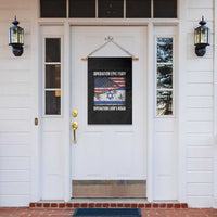Operation Epic Fury Lions Roar Garden Flag USA Israel Flag Freedom Defense