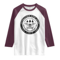 Operation Epic Fury USA Military Seal Raglan Shirt Patriotic Air Power Aviation Tribute