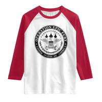 Operation Epic Fury USA Military Seal Raglan Shirt Patriotic Air Power Aviation Tribute