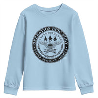 Operation Epic Fury USA Military Seal Youth Sweatshirt Patriotic Air Power Aviation Tribute