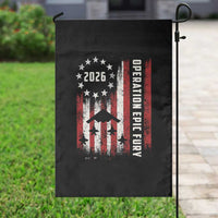 Operation Epic Fury 2026 American Flag Bomber Garden Flag B2 Spirit Patriotic Air Dominance
