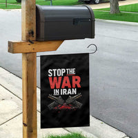Stop the War in Iran Garden Flag Anti War Protest Peace Advocacy Human Rights
