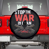 Stop the War in Iran Spare Tire Cover Anti War Protest Peace Advocacy Human Rights