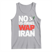 No US Israel War On Iran Tank Top Anti War Peace Dove