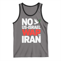 No US Israel War On Iran Tank Top Anti War Peace Dove