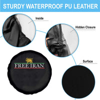 Free Iran Lion And Sun Graphic Spare Tire Cover Iranian Freedom Supporters