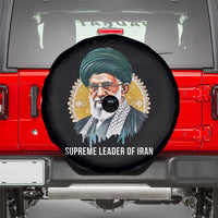 Supreme Leader Of Iran Graphic Portrait Spare Tire Cover Iranian Political Figure