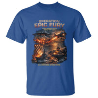Operation Epic Fury Strike Mission 2026 Graphic T Shirt U.S. Strategic Strike Force Military Action
