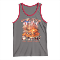 Operation Epic Fury Peace Through Strength Tank Top Patriotic Explosion America Power