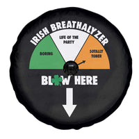 Irish Breathalyzer Blow Here Funny Drinking Gauge Spare Tire Cover St Patricks Day Party Offensive Adult Humor