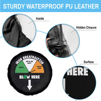 Irish Breathalyzer Blow Here Funny Drinking Gauge Spare Tire Cover St Patricks Day Party Offensive Adult Humor