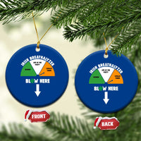 Irish Breathalyzer Blow Here Funny Drinking Gauge Ceramic Ornament St Patricks Day Party Offensive Adult Humor