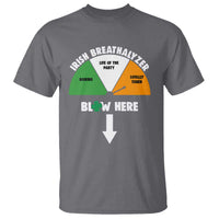 Irish Breathalyzer Blow Here Funny Drinking Gauge T Shirt St Patricks Day Party Offensive Adult Humor