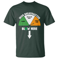 Irish Breathalyzer Blow Here Funny Drinking Gauge T Shirt St Patricks Day Party Offensive Adult Humor