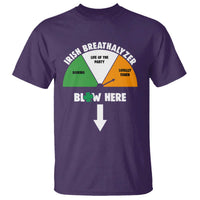 Irish Breathalyzer Blow Here Funny Drinking Gauge T Shirt St Patricks Day Party Offensive Adult Humor