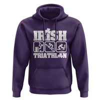 Irish Triathlon Funny Drinking Challenge Hoodie St Patricks Day Beer Party Humor