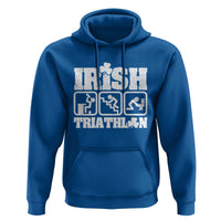 Irish Triathlon Funny Drinking Challenge Hoodie St Patricks Day Beer Party Humor