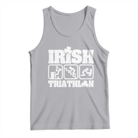 Irish Triathlon Funny Drinking Challenge Tank Top St Patricks Day Beer Party Humor