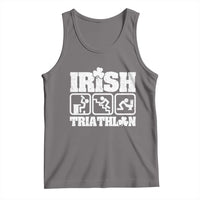 Irish Triathlon Funny Drinking Challenge Tank Top St Patricks Day Beer Party Humor