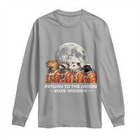 2026 Mission Lunar Orbit Animal Crew Long Sleeve Shirt Funny Capybara Raccoon Opossum Skunk Astronauts