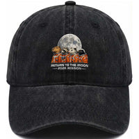 2026 Mission Lunar Orbit Animal Crew Washed Cotton Baseball Cap Funny Capybara Raccoon Opossum Skunk Astronauts