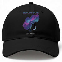 Future Dusk Lunar Orbit 2026 Baseball Cap Cosmic Nebula Astronaut n Satellite Space Exploration