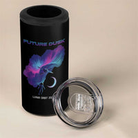 Future Dusk Lunar Orbit 2026 4 in 1 Can Cooler Tumbler Cosmic Nebula Astronaut n Satellite Space Exploration