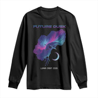 Future Dusk Lunar Orbit 2026 Long Sleeve Shirt Cosmic Nebula Astronaut n Satellite Space Exploration