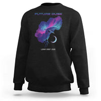 Future Dusk Lunar Orbit 2026 Sweatshirt Cosmic Nebula Astronaut n Satellite Space Exploration