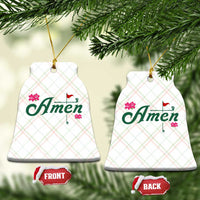 Golf Lover Amen Azalea Graphic Ceramic Ornament Augusta Georgia Traditions Golfing Fan