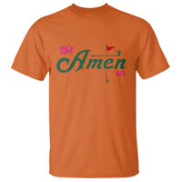 Golf Lover Amen Azalea Graphic T Shirt Augusta Georgia Traditions Golfing Fan