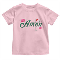 Golf Lover Amen Azalea Graphic Toddler T Shirt Augusta Georgia Traditions Golfing Fan