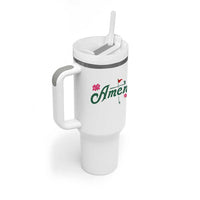 Golf Lover Amen Azalea Graphic Tumbler With Handle Augusta Georgia Traditions Golfing Fan