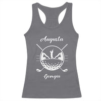 Augusta Georgia Golfing Lover Racerback Tank Top Southern Sports Traditions Retro Varsity Golf Fan