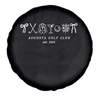 Augusta Golf Club Est 1934 Preppy Coquette Bows Spare Tire Cover Southern Golfing Girl Aesthetic Lifestyle