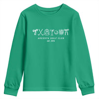 Augusta Golf Club Est 1934 Preppy Coquette Bows Youth Sweatshirt Southern Golfing Girl Aesthetic Lifestyle