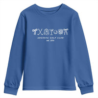 Augusta Golf Club Est 1934 Preppy Coquette Bows Youth Sweatshirt Southern Golfing Girl Aesthetic Lifestyle