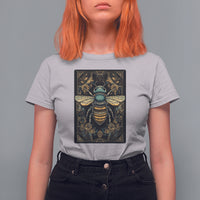 Dark Academia Spiritual Bumble Bee Tarot Card T Shirt For Women - Wonder Print Shop