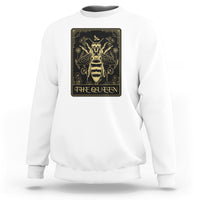 Dark Academia Spiritual The Queen Bee Tarot Card Sweatshirt - Wonder Print Shop