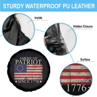 American Patriot Since 1776 Betsy Ross Flag Spare Tire Cover