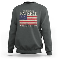 American Patriot Since 1776 Betsy Ross Flag Sweatshirt - Wonder Print Shop