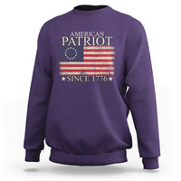 American Patriot Since 1776 Betsy Ross Flag Sweatshirt - Wonder Print Shop
