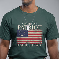 American Patriot Since 1776 Betsy Ross Flag T Shirt - Wonder Print Shop