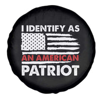 Patriotic Spare Tire Cover I Identify As An American Patriot American Flag
