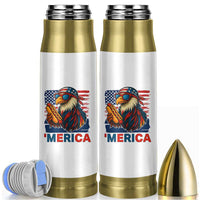 Funny American Eagle Eating Hot Dog Bullet Tumbler 4th Of July Party Patriotic USA Flag - Wonder Print Shop