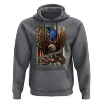 Patriotic Armed Eagle with Camo Flag Hoodie Military Patriotic USA Defense - Wonder Print Shop