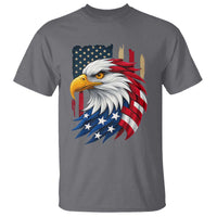 Fierce American Eagle T Shirt Bold Patriotic 4th of July USA Freedom - Wonder Print Shop