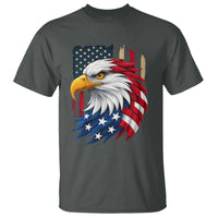 Fierce American Eagle T Shirt Bold Patriotic 4th of July USA Freedom - Wonder Print Shop