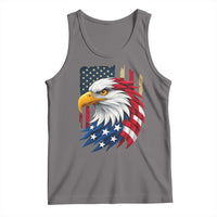 Fierce American Eagle Tank Top Bold Patriotic 4th of July USA Freedom - Wonder Print Shop