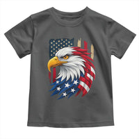 Fierce American Eagle Toddler T Shirt Bold Patriotic 4th of July USA Freedom - Wonder Print Shop
